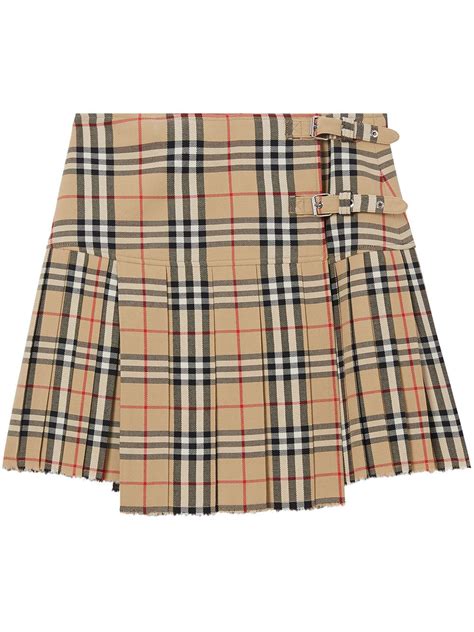 kilt femme burberry|vintage Burberry kilt.